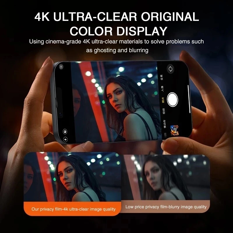 4Pcs Privacy Screen Protector for IPhone 11 12 13 14 Pro Max Mini 7 8 Plus Anti-spy Tempered Glass for IPhone XS MAX XR X Glass