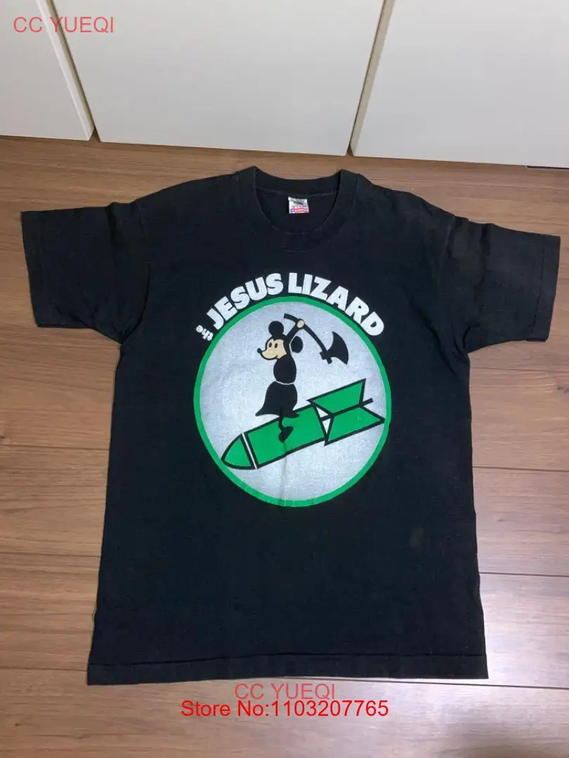 Футболка 90s с изображением Иисуса и ящерицы Сделано в США № mv1358
