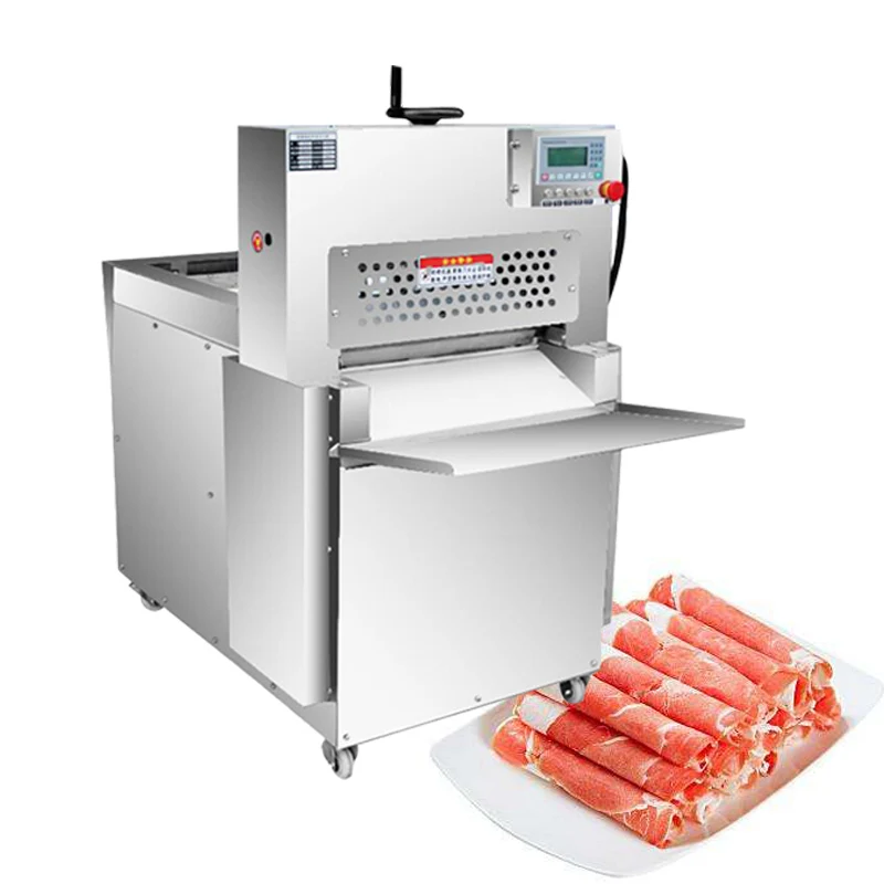 

Numerical Control Mutton Slicer Commercial Mutton Roll Slicer Machine 2/4/6/8 Roll Automatic Fat Beef Frozen Meat Slicer Machine