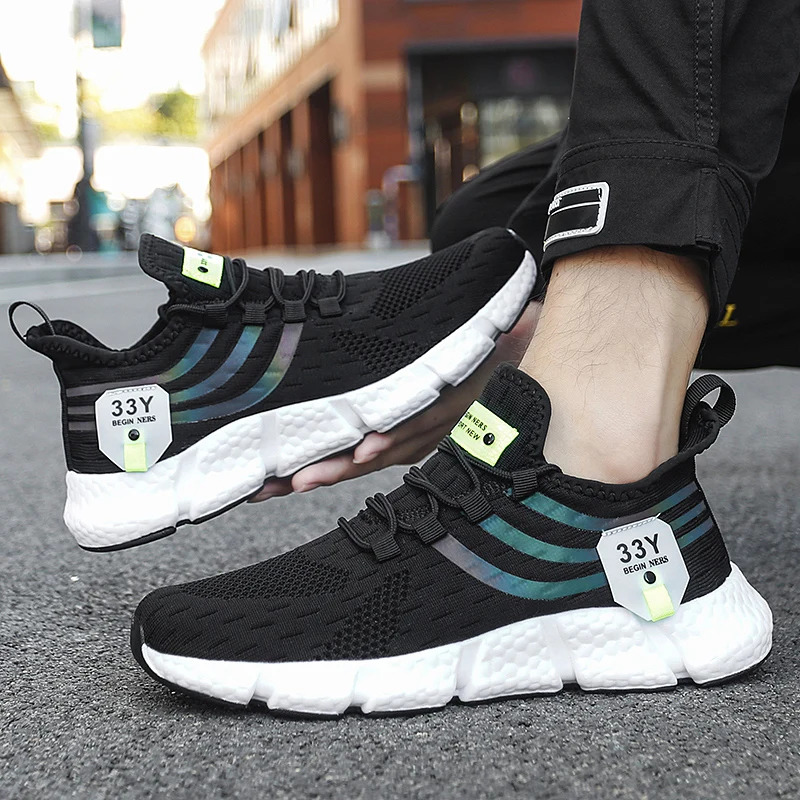 

Men's Sneakers Breathable Running Shoes For Men Women Comfortable Casual Shoes Brand Couple Footwear Summer Men's Tennis Shoes