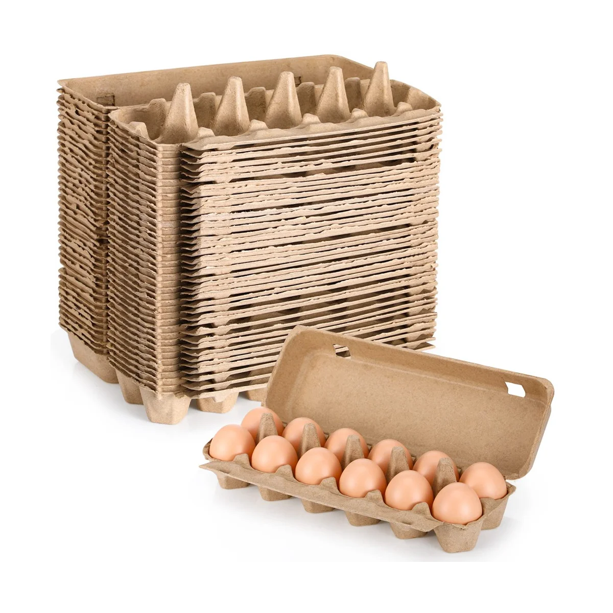 

20 шт. картонные коробки для яиц, Пустые Картонные Коробки для целлюлозы, один дюжина картонных коробок для яиц, пустой лоток для яиц, держатель для яиц