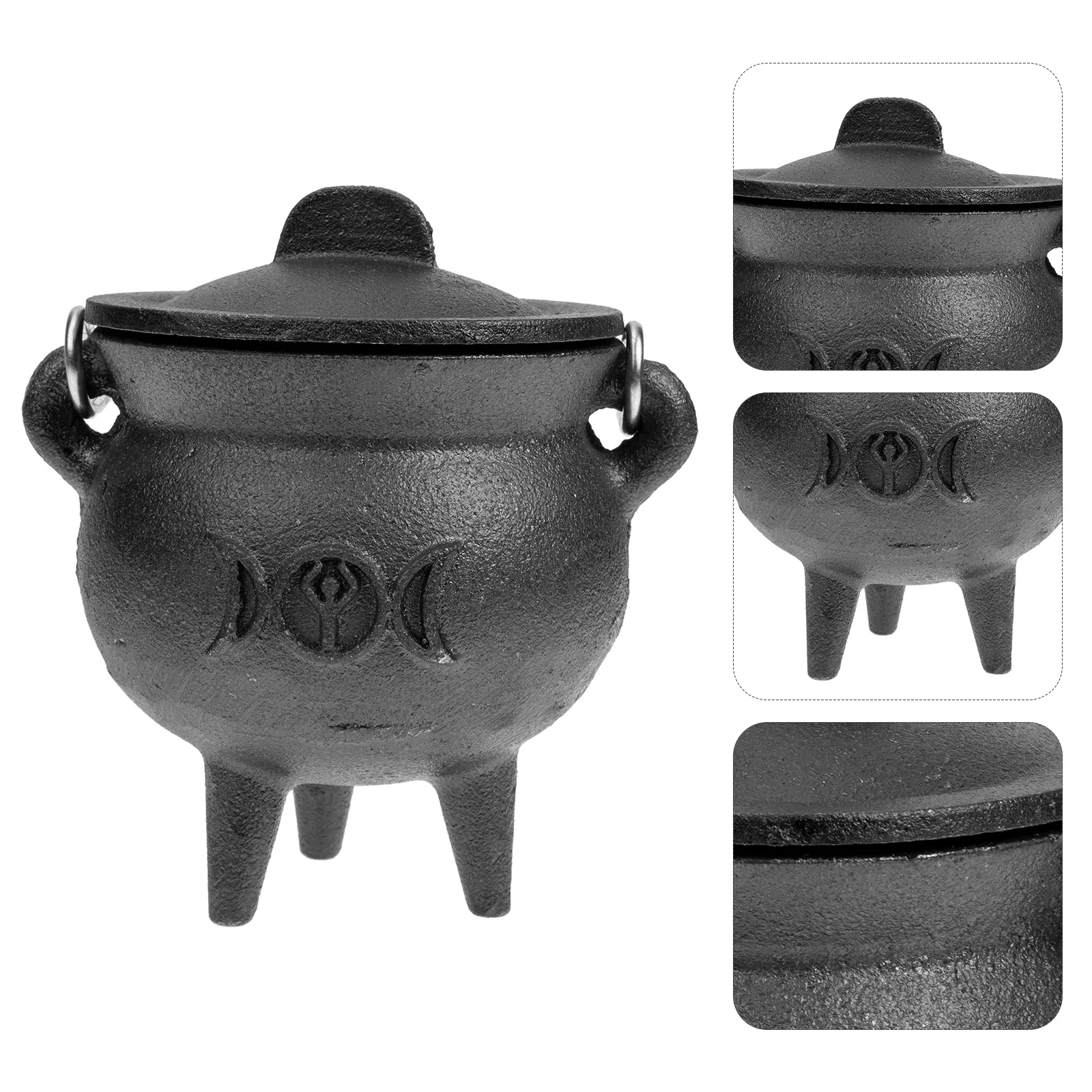 

Mini Cauldron St Patricks Day Witch's Sticks Holder Party Tricky Pot