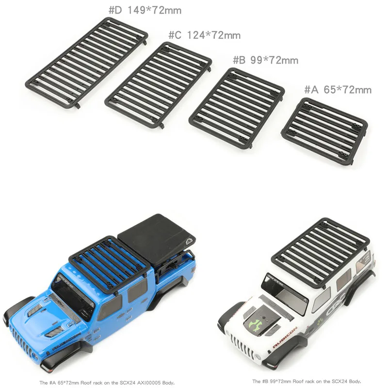 Кровельная полка K1RC для грузовой платформы 1/18 1/12 1/24 RC Crawler Car Traxxas TRX4-M Defender AXIAL SCX10