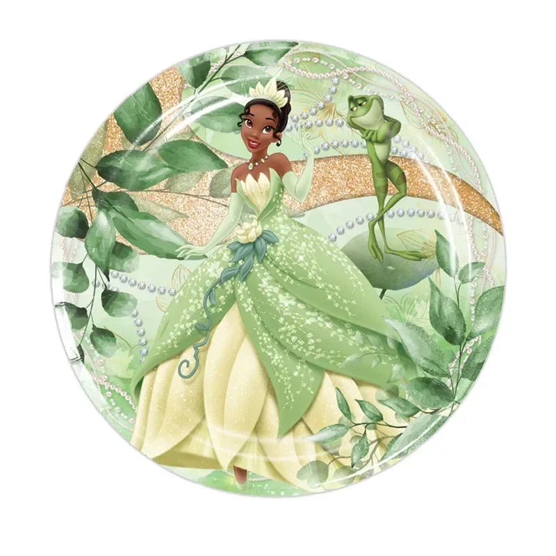 Принцесса Тиана украшение на день рождения одноразовая посуда чашки тарелки
