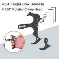 c34 archery release aid hard plastic thumb release trigger recurve compound bow power bows shooting tool archery release aid