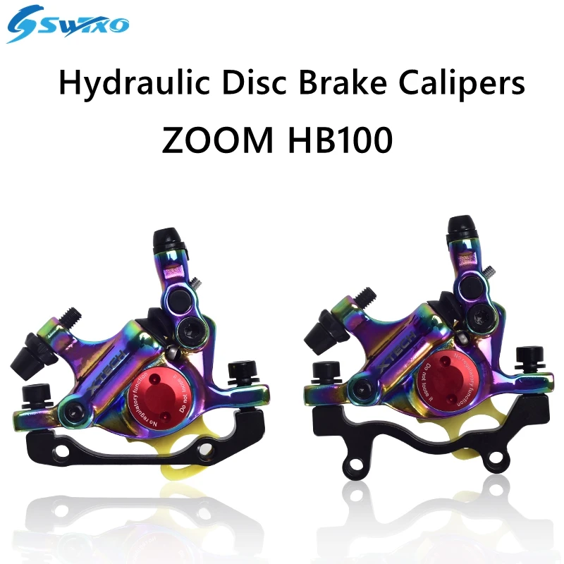 

Zoom HB-100 MTB Road Bike Line Pulling Hydraulic Disc Brake Calipers Front & Rear Oil Pressure Disc Brakes Tool Calipers Parts