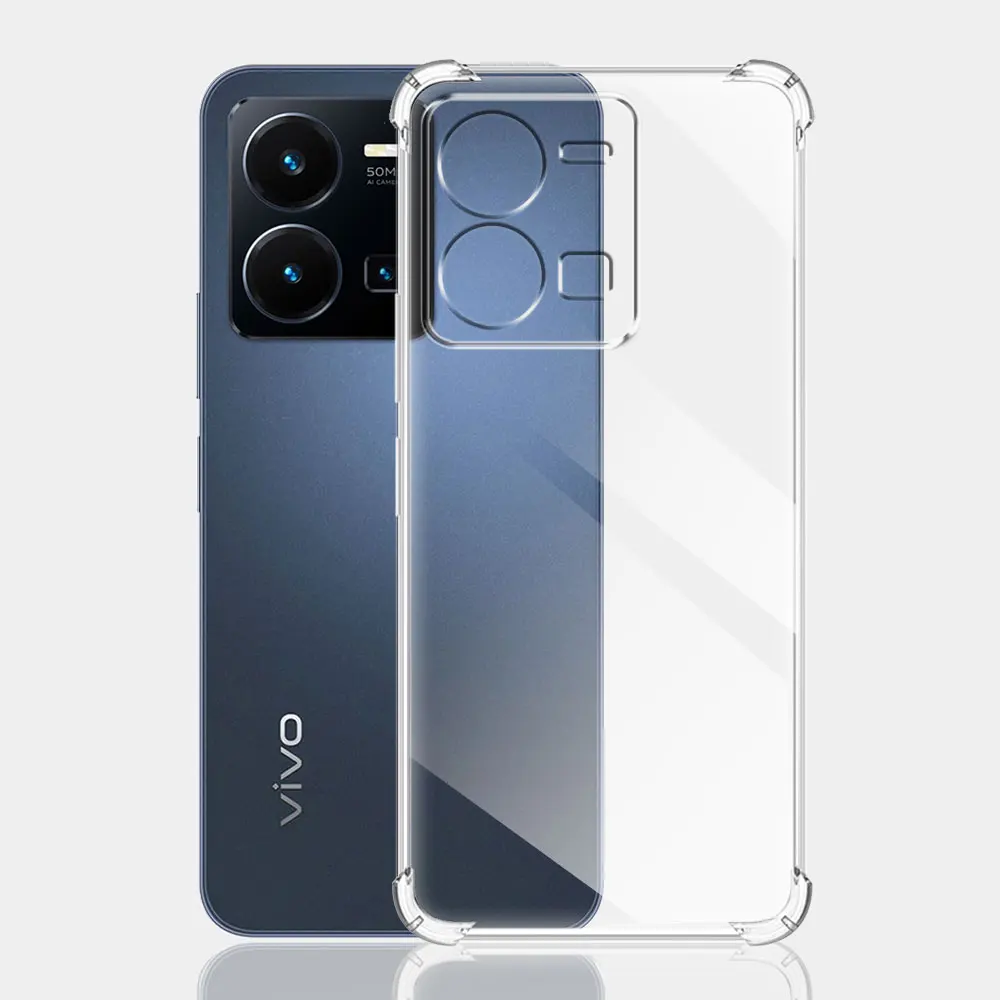 ДЛЯ Vivo Y35 2022 чехол силиконовый мягкий прозрачный противоударный защитный для + Plus