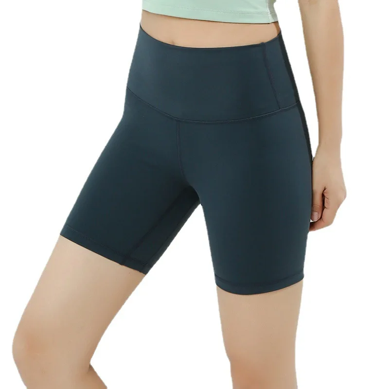 Women Sports Short Squat Proof High Waist Lulu Quality  Soft Fitness Tight Women Yoga Legging Shorts Cycling Athletic Gym