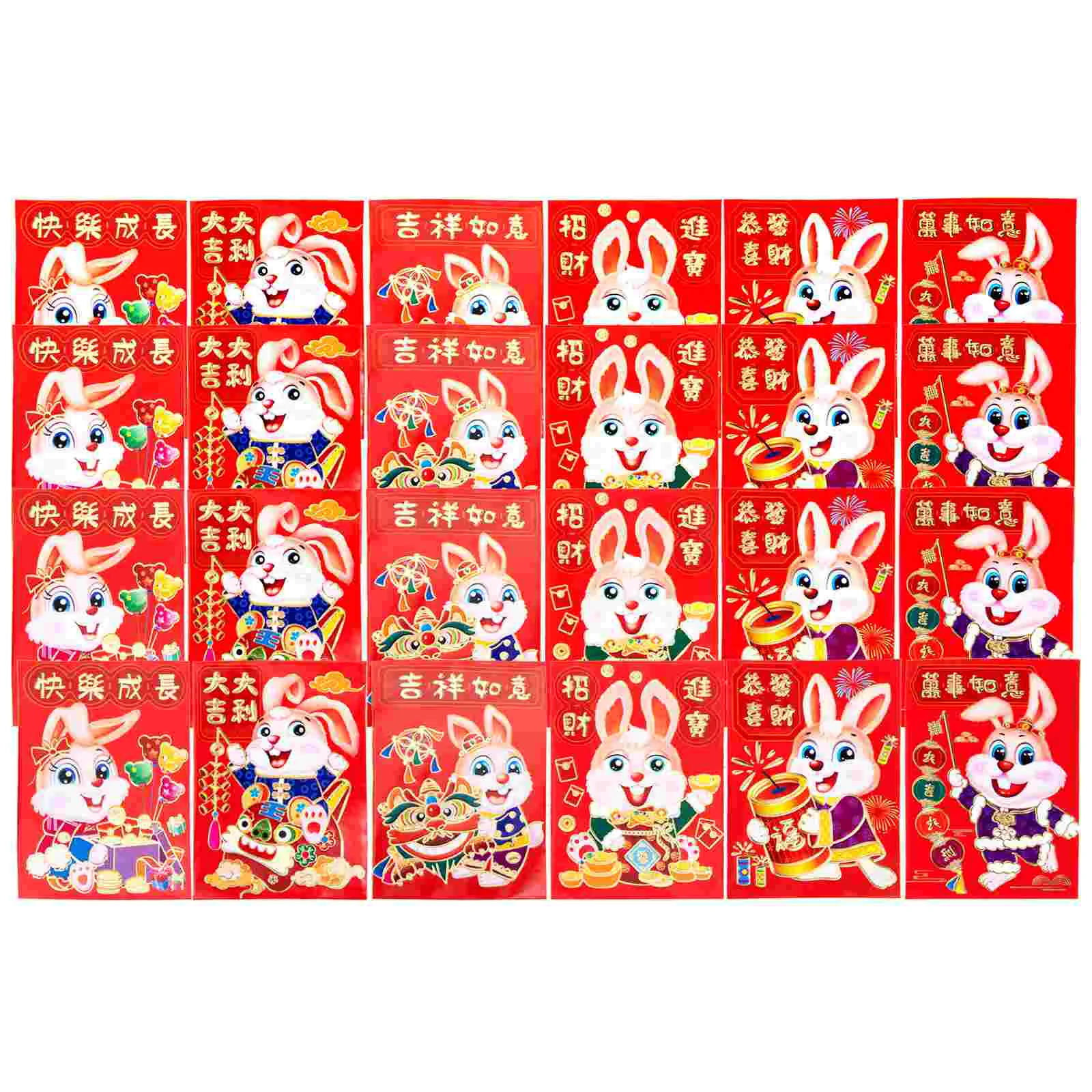 

Red Envelopes Year Envelope Money Chinese New Rabbit Packets Packet Festival Spring Pocket Bao Wedding Hong Gift Lucky Cash