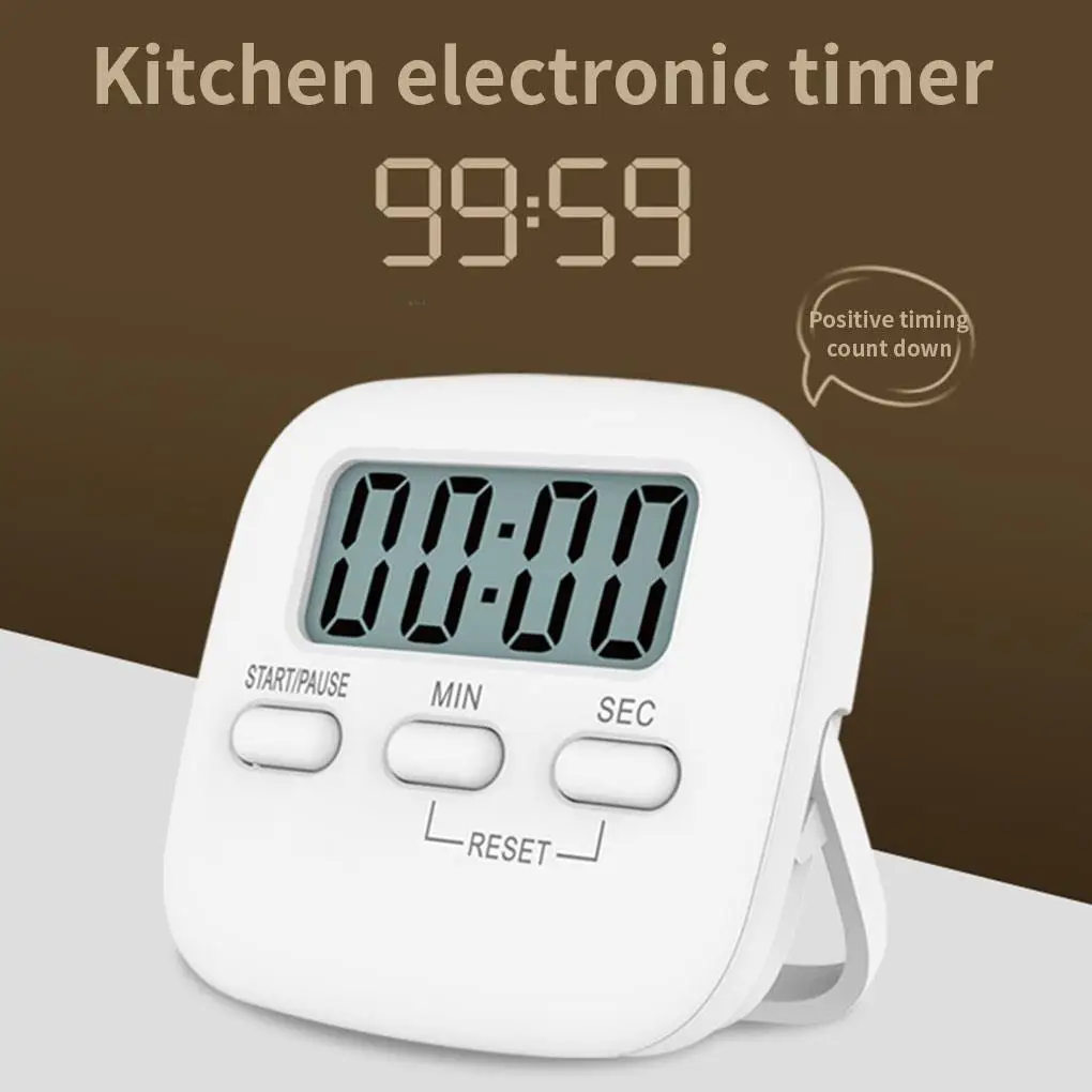 

Kitchen Digital Timer Cooking Countdown Device LCD Display Baking Studying Timer Kitchen Gadget