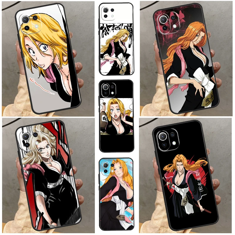 Отбеливатель Аниме Rangiku чехол для POCO X5 X4 X3 Pro F3 F4 GT M5 M4 Pro Чехол для Xiaomi 11T 12T 13 Pro 11 12 Lite