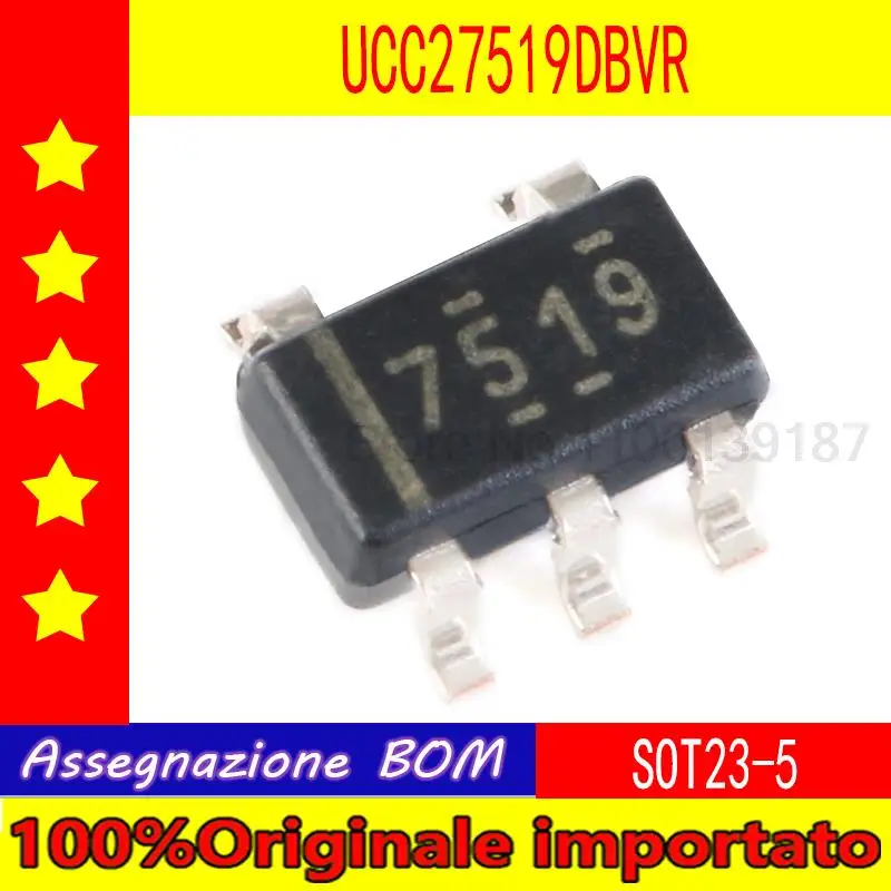 

10PCS/LOT Home furnishings UCC27519DBVR SOT23-5 4 a / 4 a single channel high speed low side gate drive