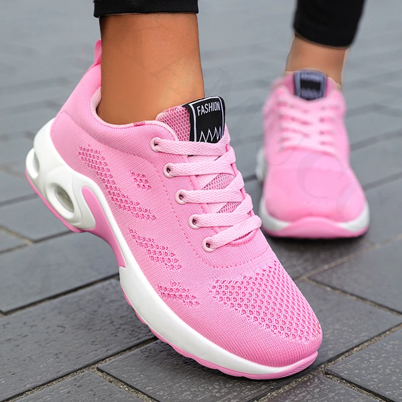 New Female Platform Shoes Ladies Sneakers Breathable Women Casual Shoes Woman Fashion Height Increasing Shoes Plus Size