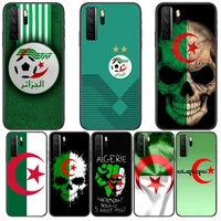 algeria flag black soft cover the pooh for huawei nova 8 7 6 se 5t 7i 5i 5z 5 4 4e 3 3i 3e 2i pro phone case cases