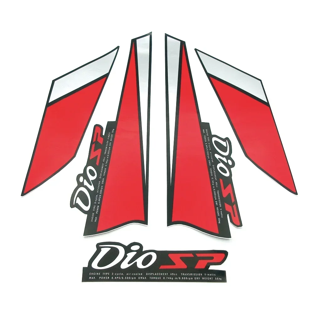Наклейки Motorfiets Hele Lichaam Kuip для Honda Dio Sp Sr Dio50 Af17 Af18 Af27 Af28 Lijm Decoratieve Stickers Scooter Logo