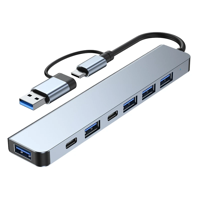 

3,0 мульти-USB-разветвитель, 4 USB-порта, 3,0 порта, адаптер для ПК, ноутбука, компьютера, концентратор