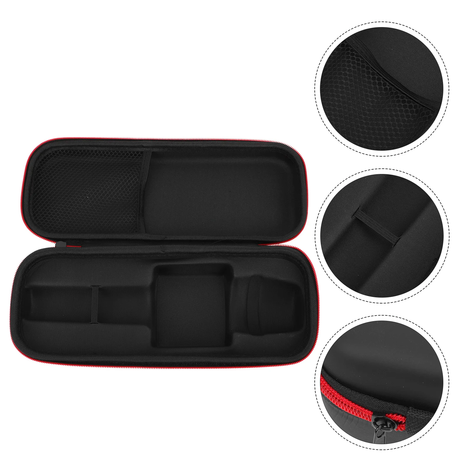 

Pouch PU Protective Case Mic Carrying Bag Microphone Case Hard Mic Bag for Travel Outdoor Gift Protection