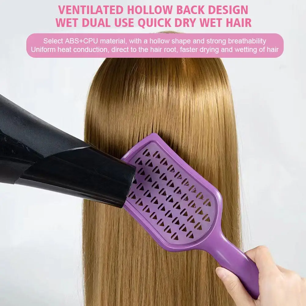 

Расческа в упаковке, пушистая воздушная подушка, Массажная щетка для кожи головы, инструмент для волос Janeke, оригинальная щетка для волос для девочек «сделай сам» для укладки салона T8V1