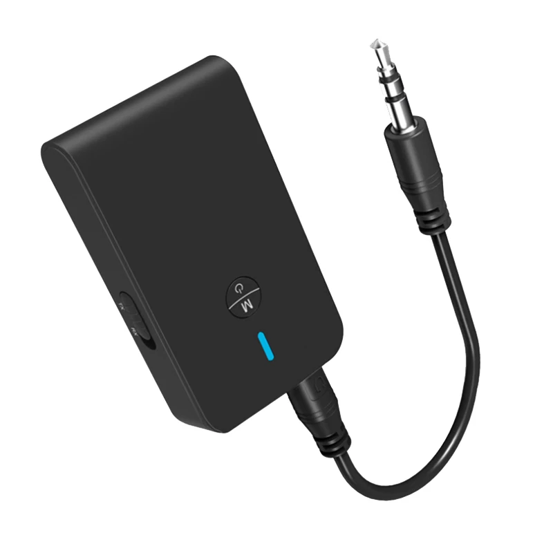 

3 в 1 беспроводной передатчик Bluetooth 5,0 перезаряжаемый приемник для ТВ компьютера автомобильные динамики 3,5 мм AUX Hi-Fi Музыка Аудио