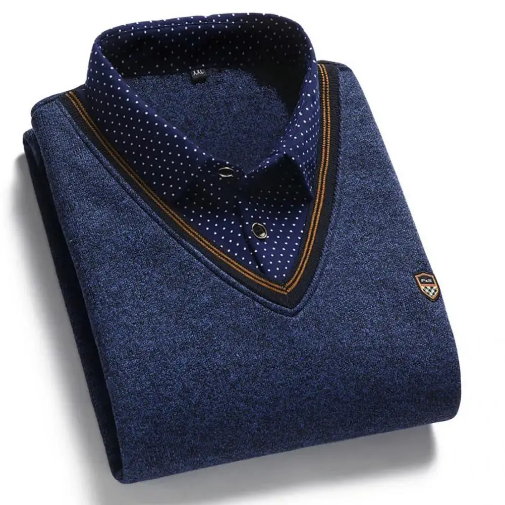 

Chic Spring Shirt Young Turn-down Collar Men Top Anti-pilling Base Shirt