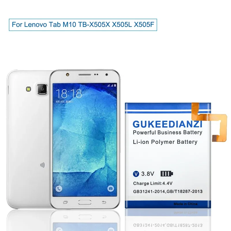 Аккумулятор GUKEEDIANZI L19D1P32 L18D1P32 для Lenovo Tab M10 TB-X505X X505L X505F/телефон