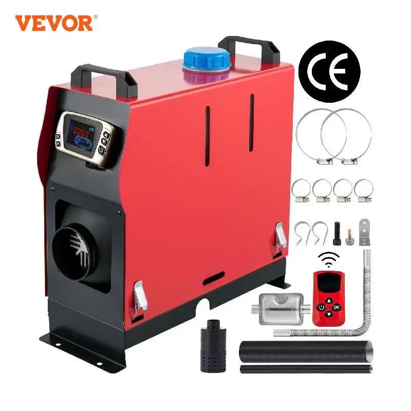 

VEVOR 2KW Car Heater Plateau Version All-In-One 12V Diesel Air Heater With LCD Switch Silencer for Car Truck Boat Bus RV Heating