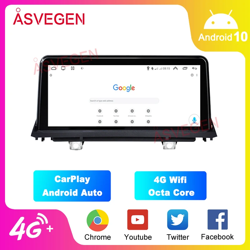 

10.25'' 8 Core Navigation Audio Auto Stereo IPS DSP Android 10 Car Multimedia Player For BMW X5 X6 E70 2007-2010 With 128G GPS