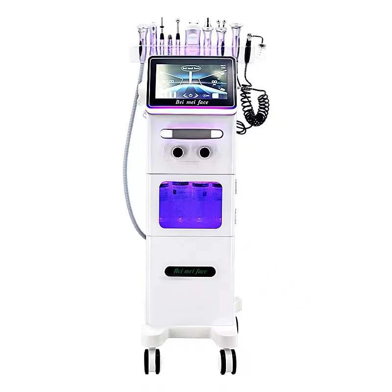 Multifunction Beauty Health Euipment 10In 1 Hydrafacial Cleaning Machine Facial Led Therapy Rf Lifting Face Hydro Facial Machine