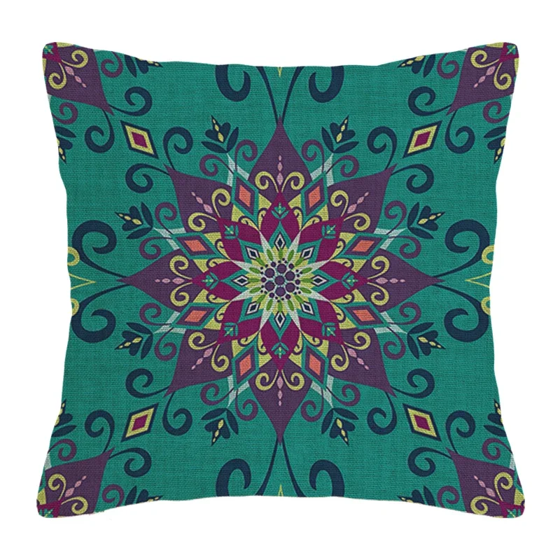 Декоративная наволочка для подушки в стиле бохо 45 х45 см 40 х40 60 х60