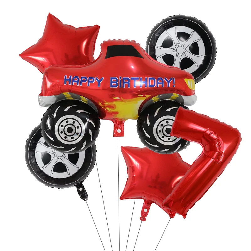 

6 фольгированных шаров монстр-грузовик Disney