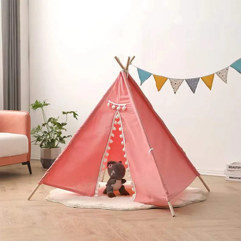 

Indian Children’s Tent Teepee Kids Game Play Wigwam Portable Baby Indoor Outdoor Camping House Boys Girls Birthday Gift Tent