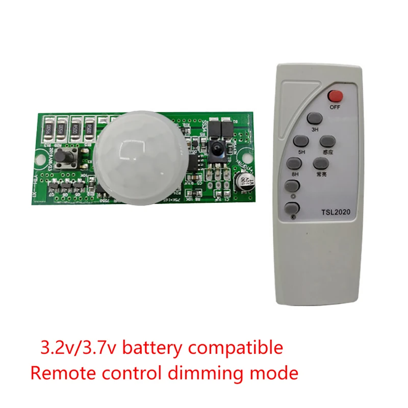 

3.2V 3.7V Remote Control PIR Solar Integrated Street Lamp Sensor Circuit Board Solar Induction Mode Controller