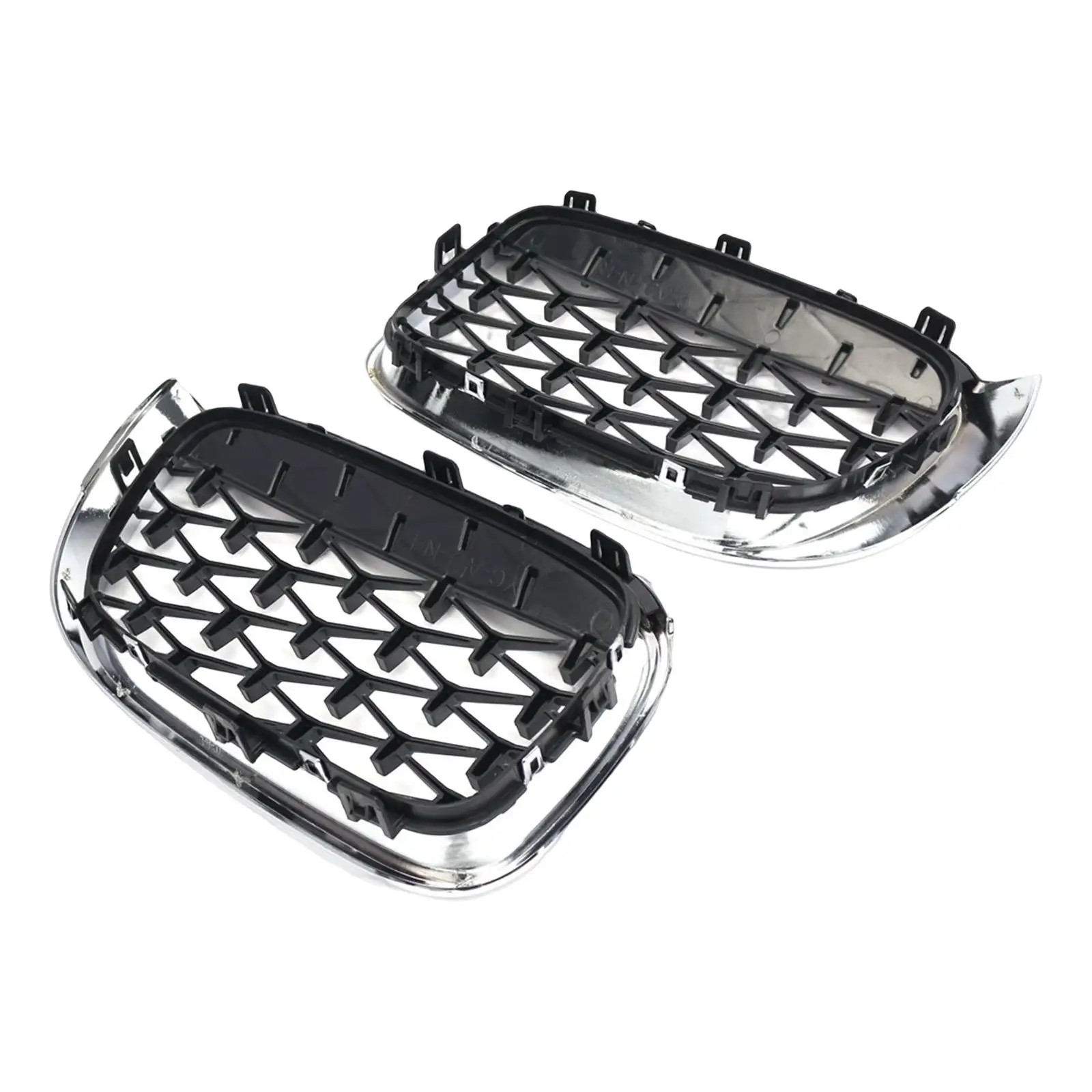 

Front Kidney Grille Accessory Easy Installation Assembly Direct Replaces Front Radiator Grille for BMW x4 x3 F25 F26