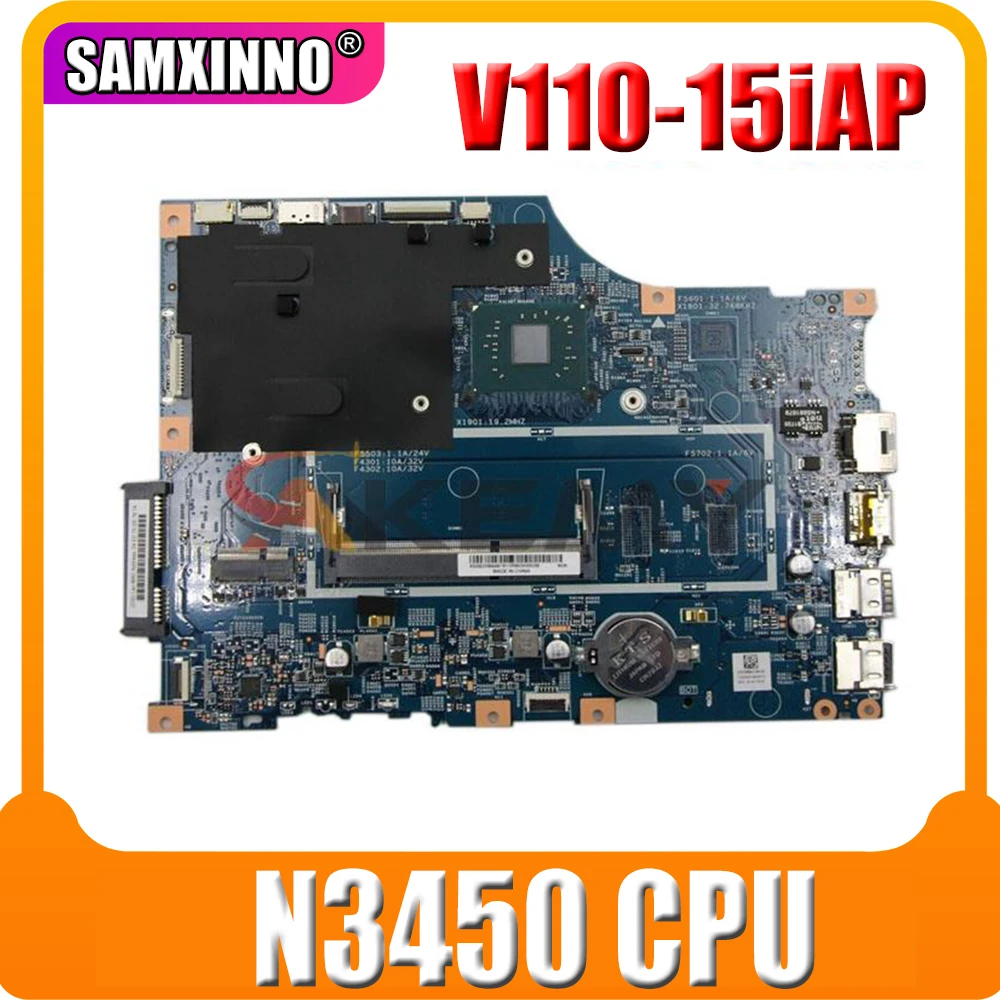 

Материнская плата для ноутбука Lenovo V110 110-15IAP 15270-1 448.08A03.0011 с процессором N3450 DDR3L 100% полностью протестирована