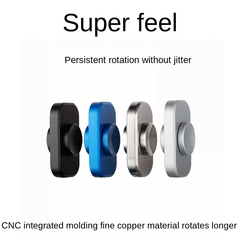 

Гироскоп для пальцев Американский Повседневный маленький трехлистовой спиральный мини Seiko из чистой меди квадратный двухлистовой