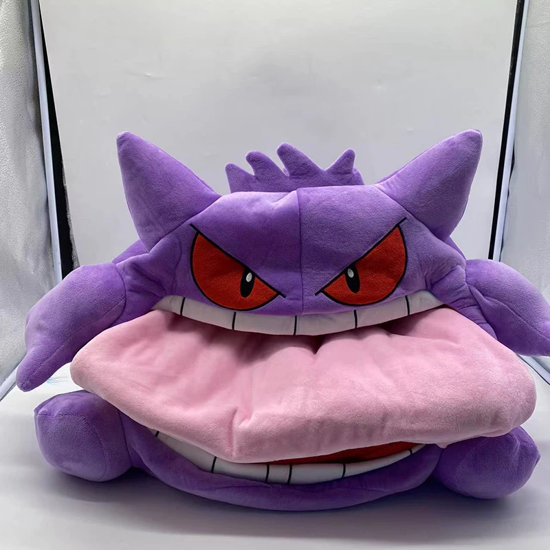 50 см огромная Подушка Покемон гэнгар плюшевая игрушка аниме большой Gengar плюшевый