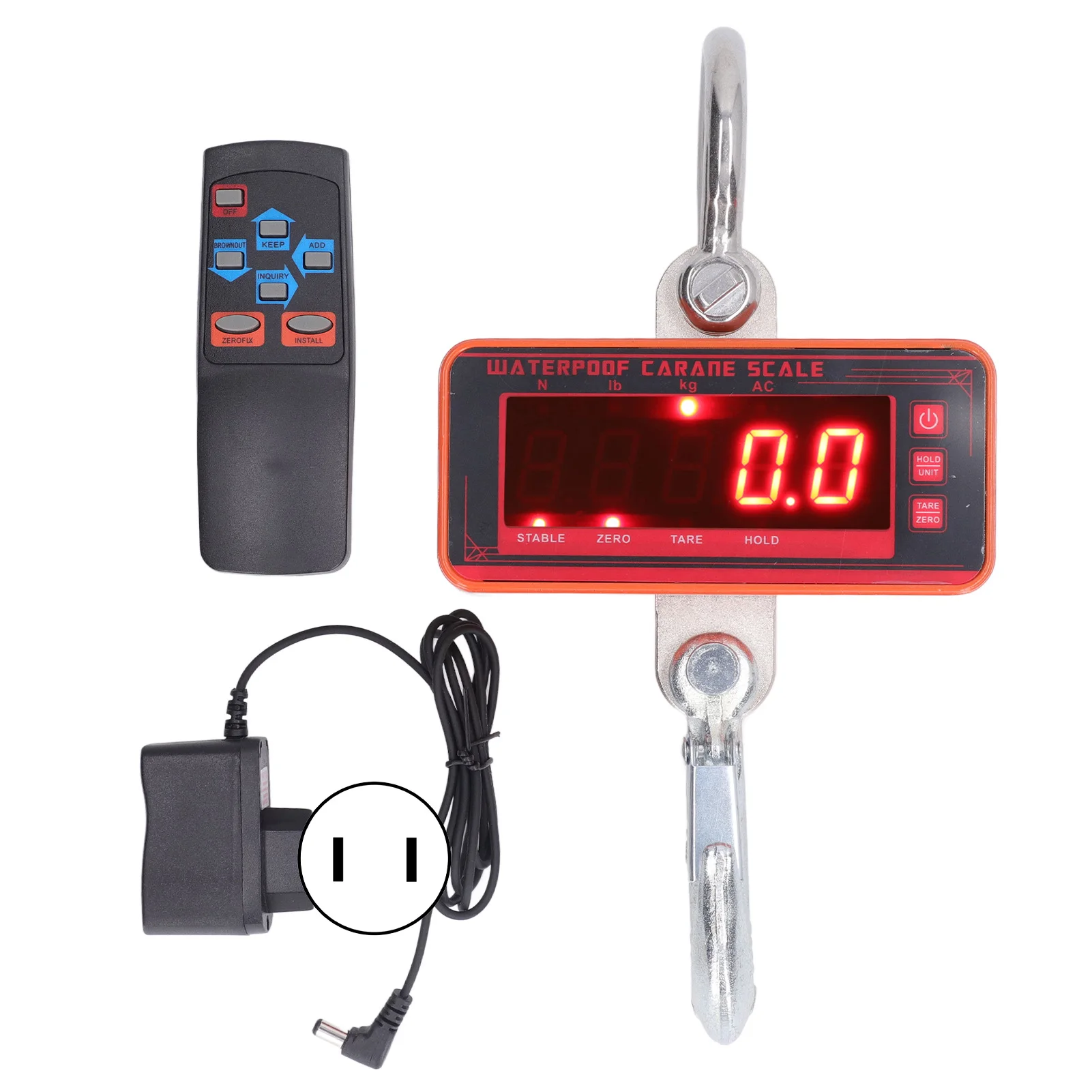 Подвесные весы Цифровой дисплей Пульт дистанционного управления 1000 кг