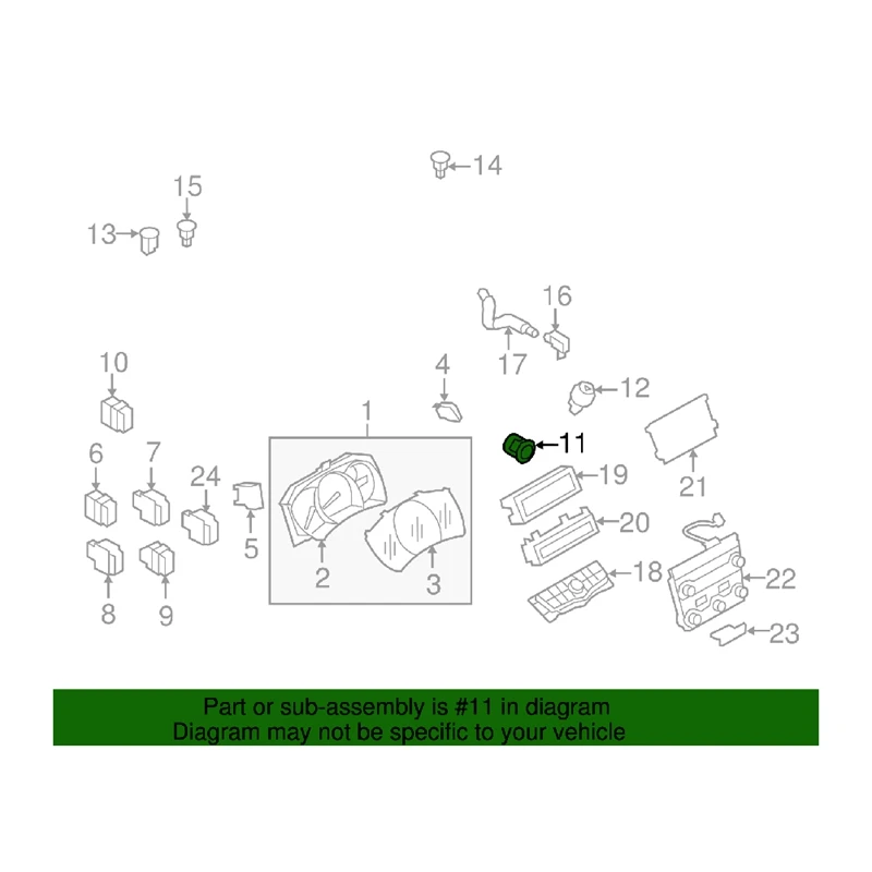 

25150-1LB0A Car One Button Ignition Starter Switch For Nissan Maxima Altima Murano 2008-2014 Push Starter Switch Button