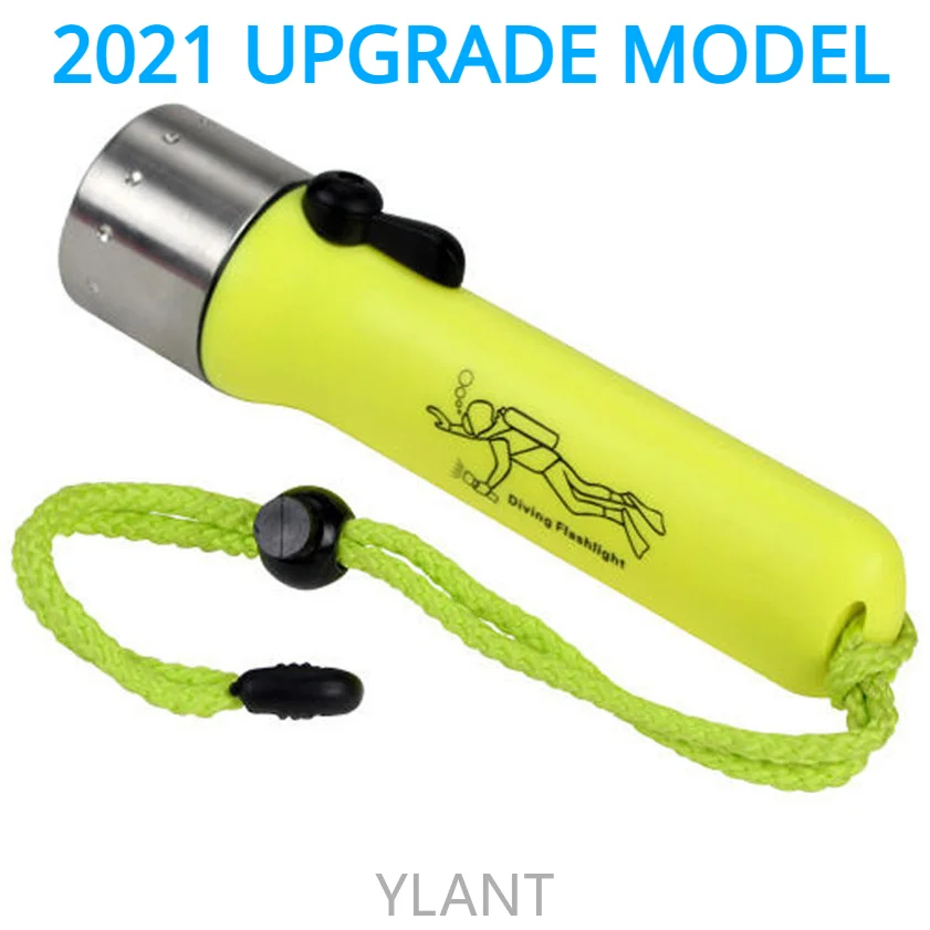 

Фонарик YLANT для подводного плавания, 1200 лм, XM-L XPE, светодиодный фонарик, водонепроницаемый, ультра яркий фонарик для дайвинга, охоты, рыбалки, ...