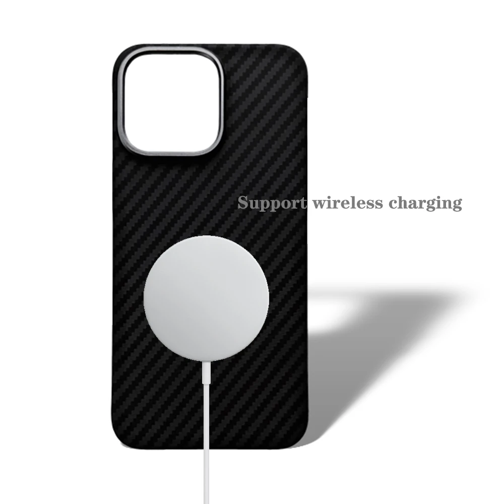 Нано-ультратонкий твердый корпус из углеродного волокна для Iphone 12 13 14 15 Pro Max с
