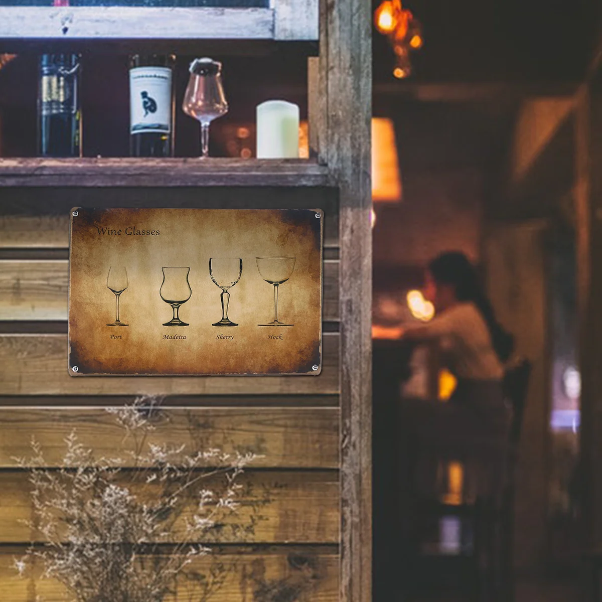 

1pc Painting Vintage Tin Signs Sign Painting for Coffee Shop Office