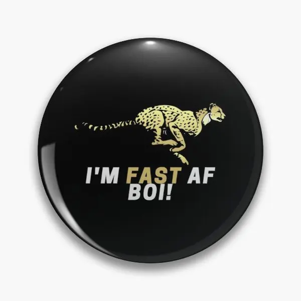 

Женская Мягкая брошь в виде гепарда «I Am Fast Af Boi»