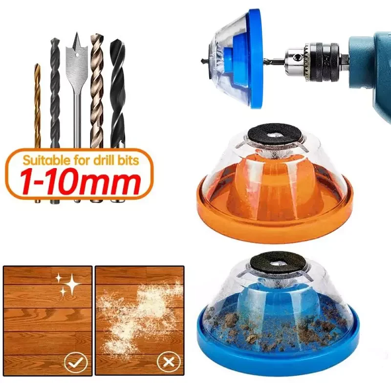 

Drill Dust Cover Ash Bowl Hammer Drill Dust Collector Must-Have Accessory For Home Reusable Drilling Woodworking