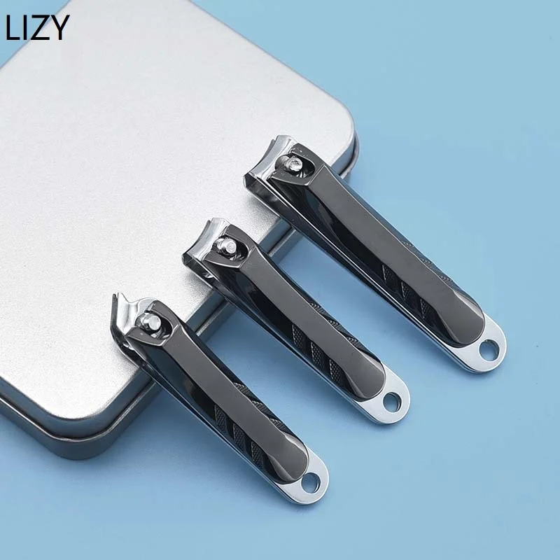 

LIZY Manicure Cutters Nail Clipper Set Stainless Steel Finger Nail File Clippers Ingrown ToeNail Trimmer Pedicure Scissors Tool