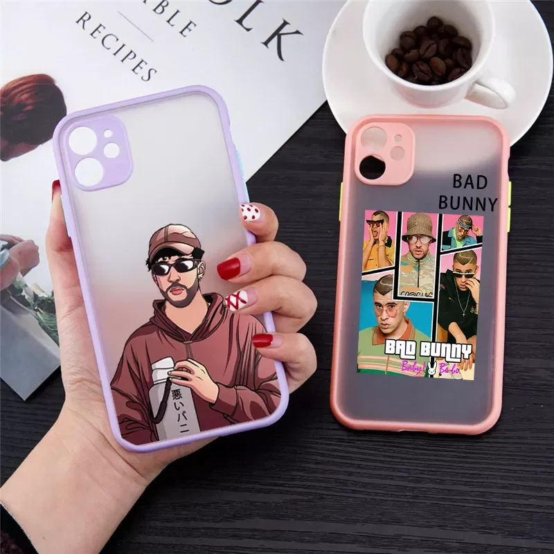 

Factory Direct Selling Perreo Sola Bad Bunny Maluma Matte Clear Phone Case for IPhone 12 11 Pro Max 12mini 7 8Plus X XS XR 13 SE
