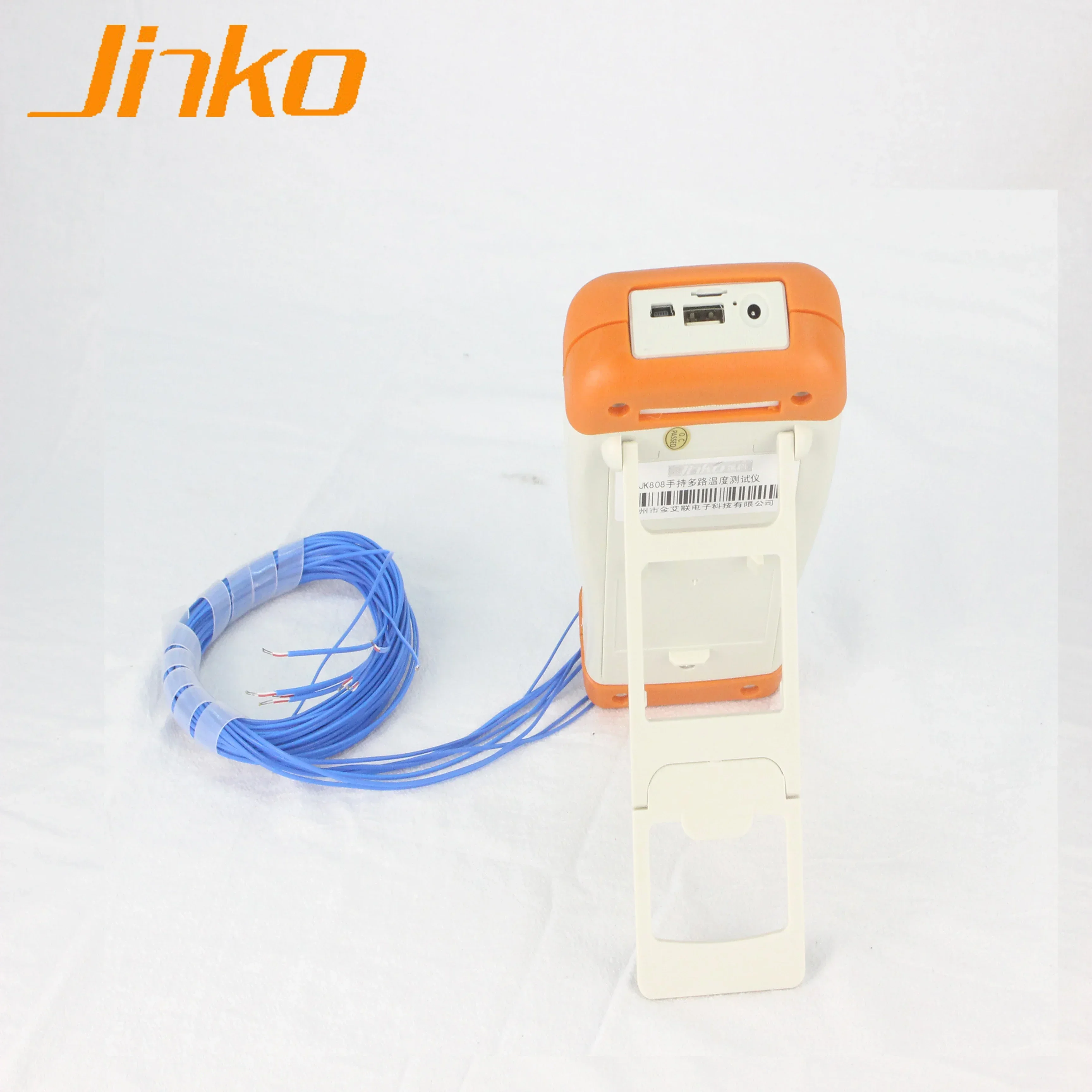 Фото Горячие новинки 2026: Промышленный цифровой термометр Jinko JK808 с 8 каналами, многоканальный регистратор температуры №3