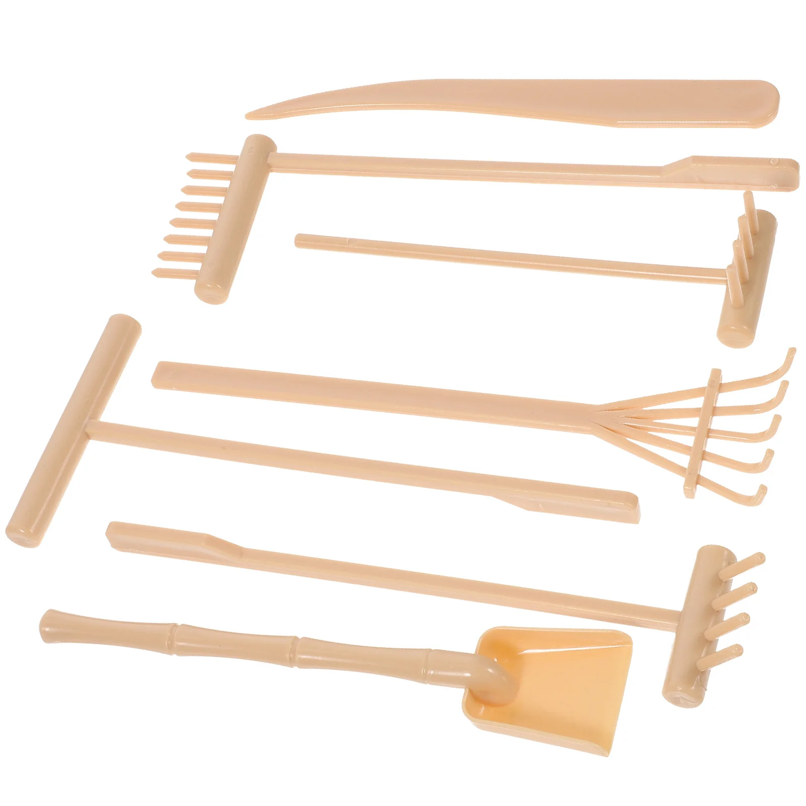 

Sand Rake Miniature Toys Sandbox Garden Painting Zen Tool Kit Plastic Supplies Child Table Accessories
