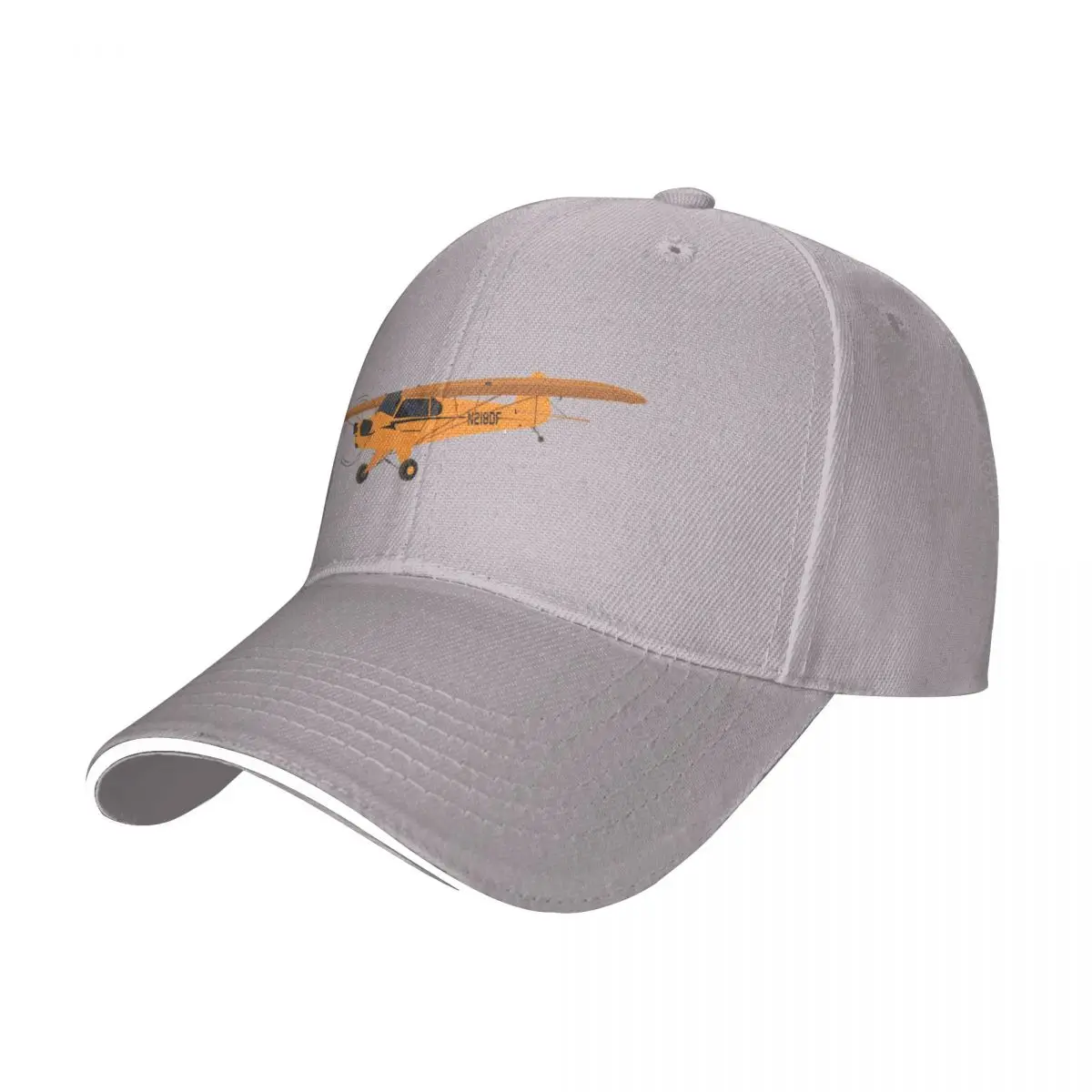 TOOL Band Piper Cub Airplane Illustration Pilot Design Cap B