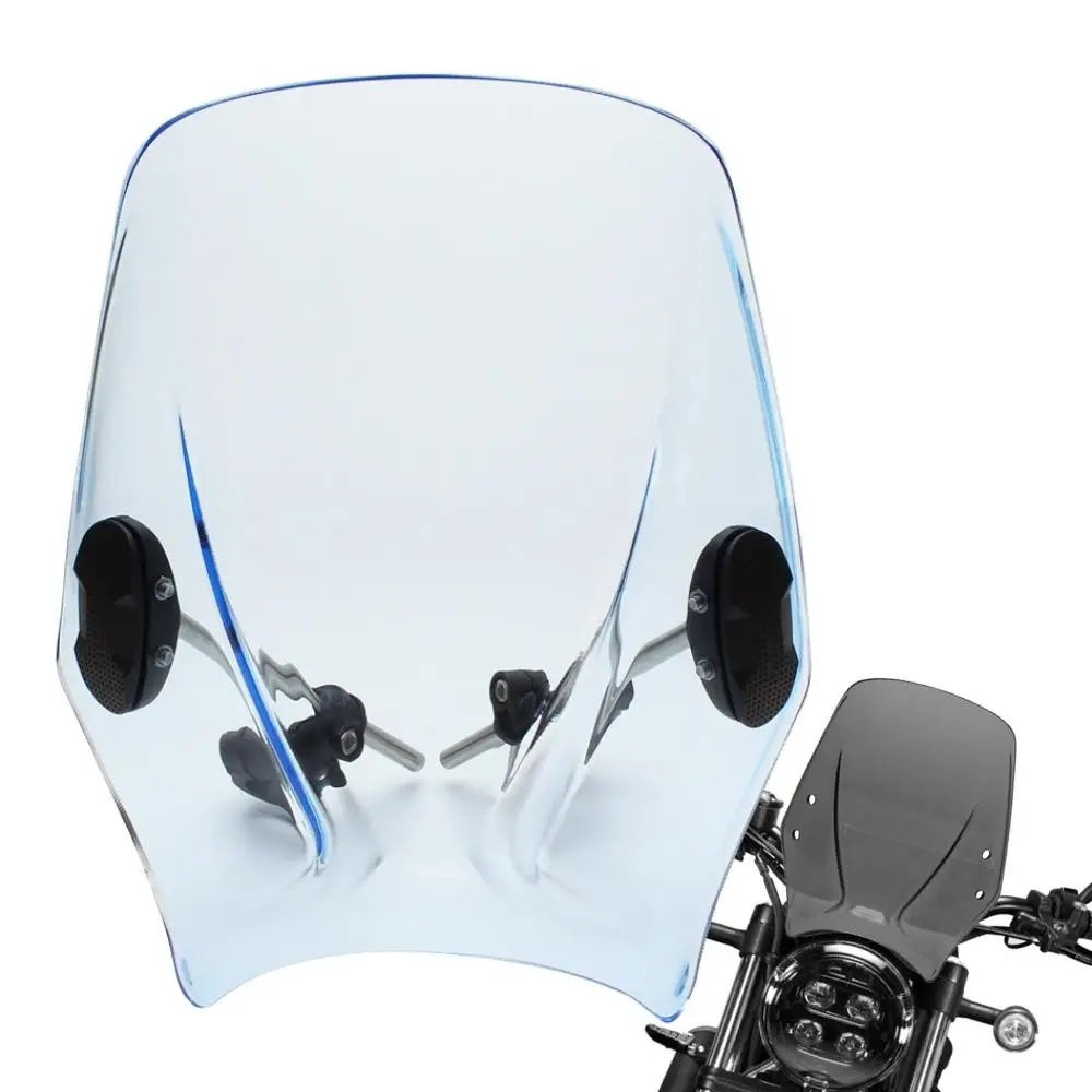 Motorcycle Windshields Universal Windscreen For Trident 660 Trident660 2021 2022 Motorbikes Deflector Screen Accessories Black