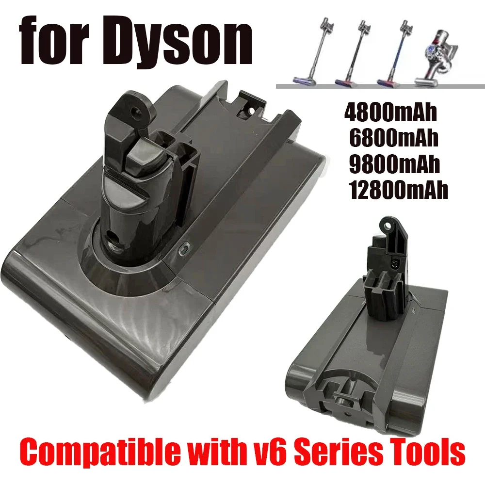 Фото Новый сменный аккумулятор 21,6 В 12800 Ач для Dyson DC62 DC59 DC58 SV03 SV04 SV09 Animal Motorhead V6 Slim V6, абсолютный вакуумный аккумулятор №2